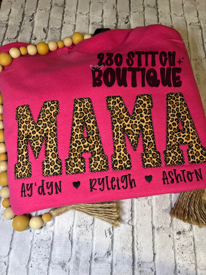 Leopard Mama Sweatshirt