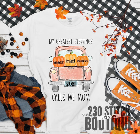 My Blessing Fall Tee