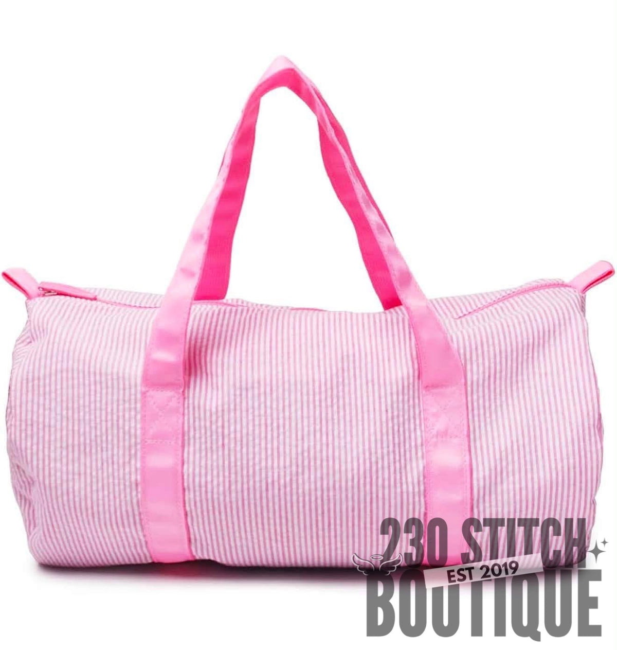 Seersucker Duffle Bag