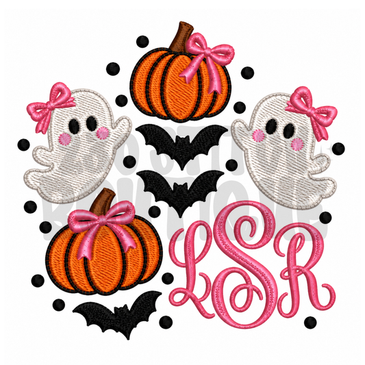 Pumpkin Monogram Tee
